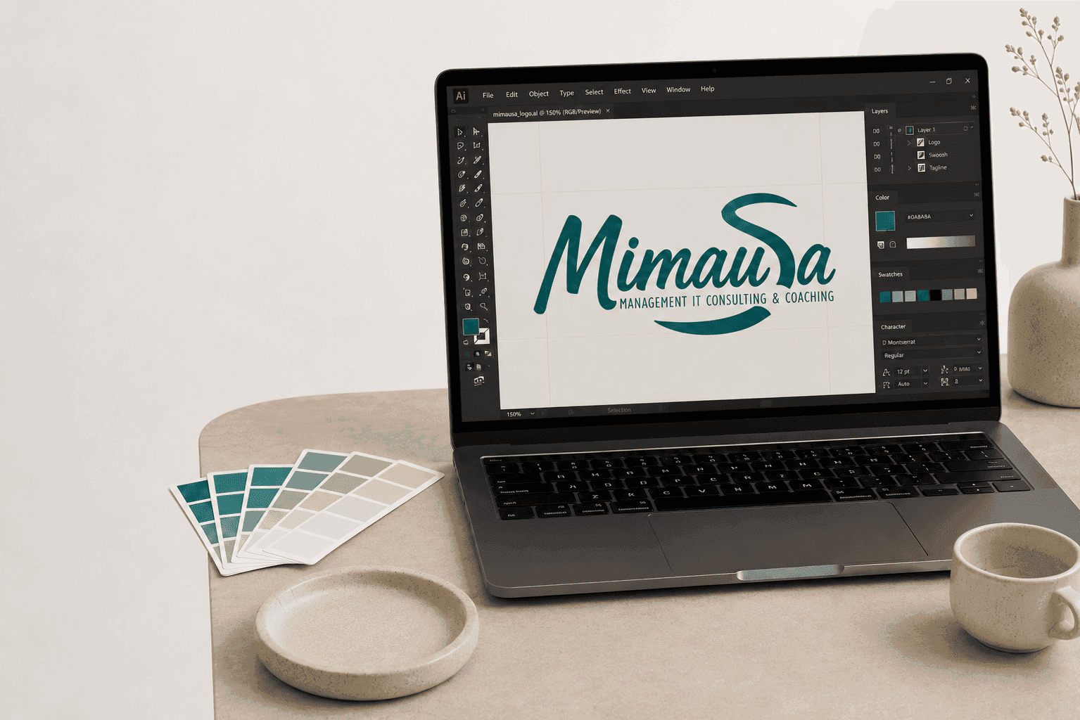 Mimausa logo design